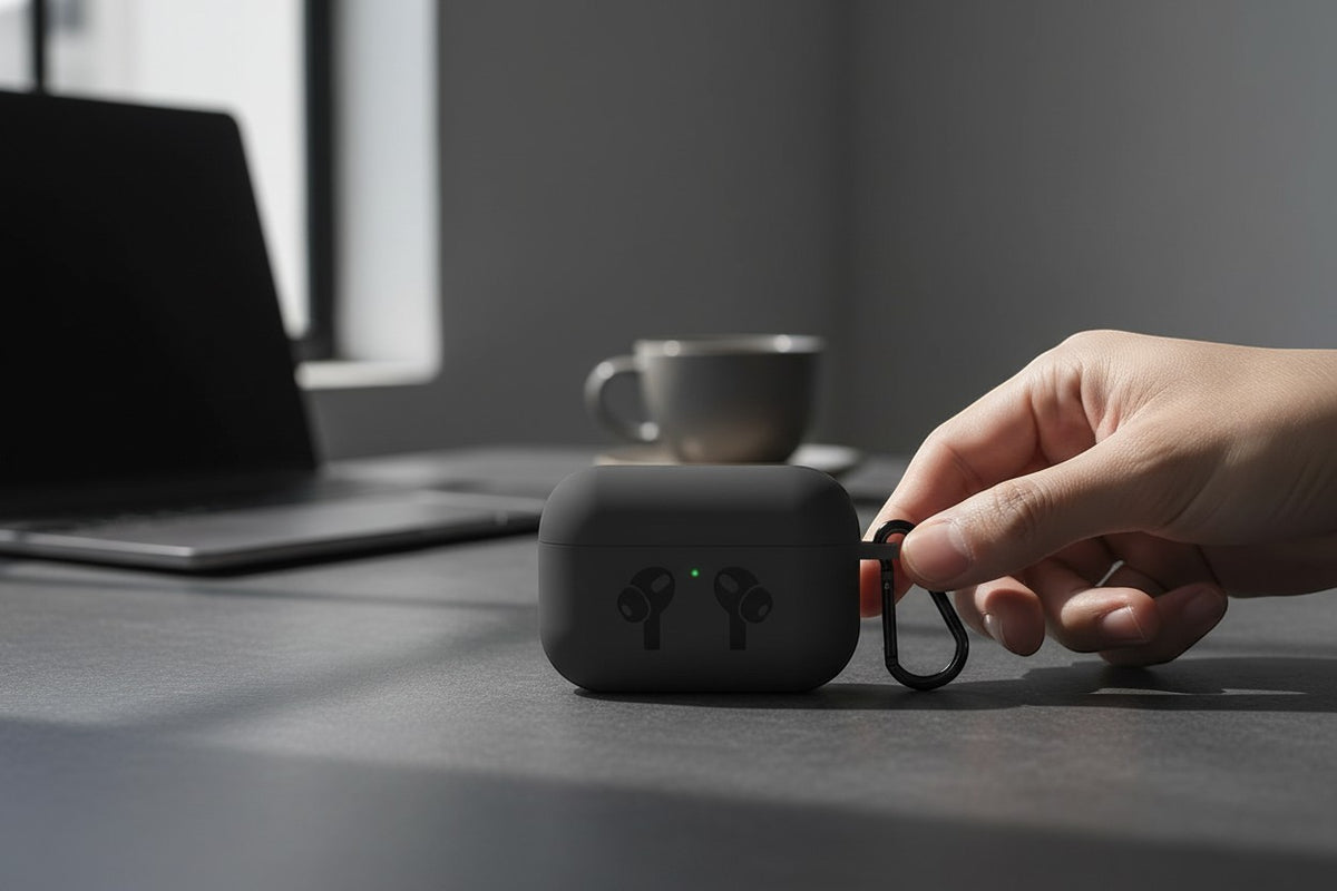 Black Silicone AirPods Pro Case